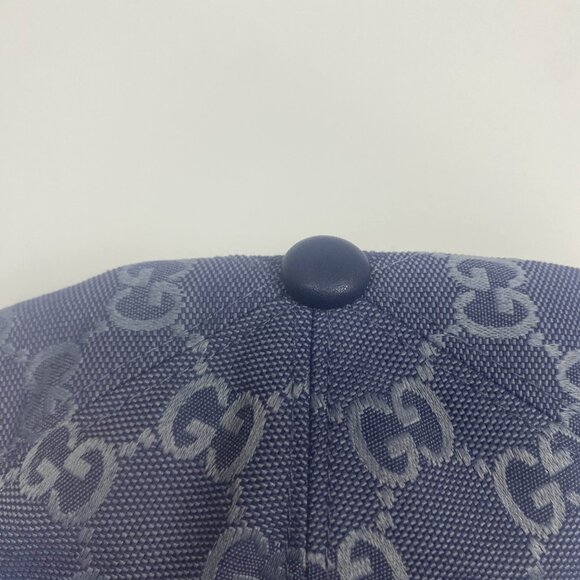 Gucci GG Canvas Baseball Bat Blue And Grey Size Medium - Picture 7 of 12